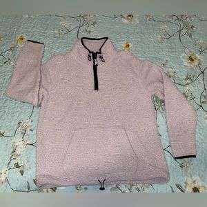 Victoria’s Secret PINK Pink Sherpa Half Zip Pullover